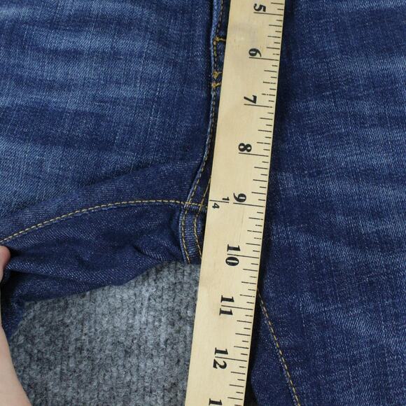 R13 Jeans Womens 27 Blue Biker Boy Howell Indigo Skinny Stretch Made Italy - Picture 13 of 16